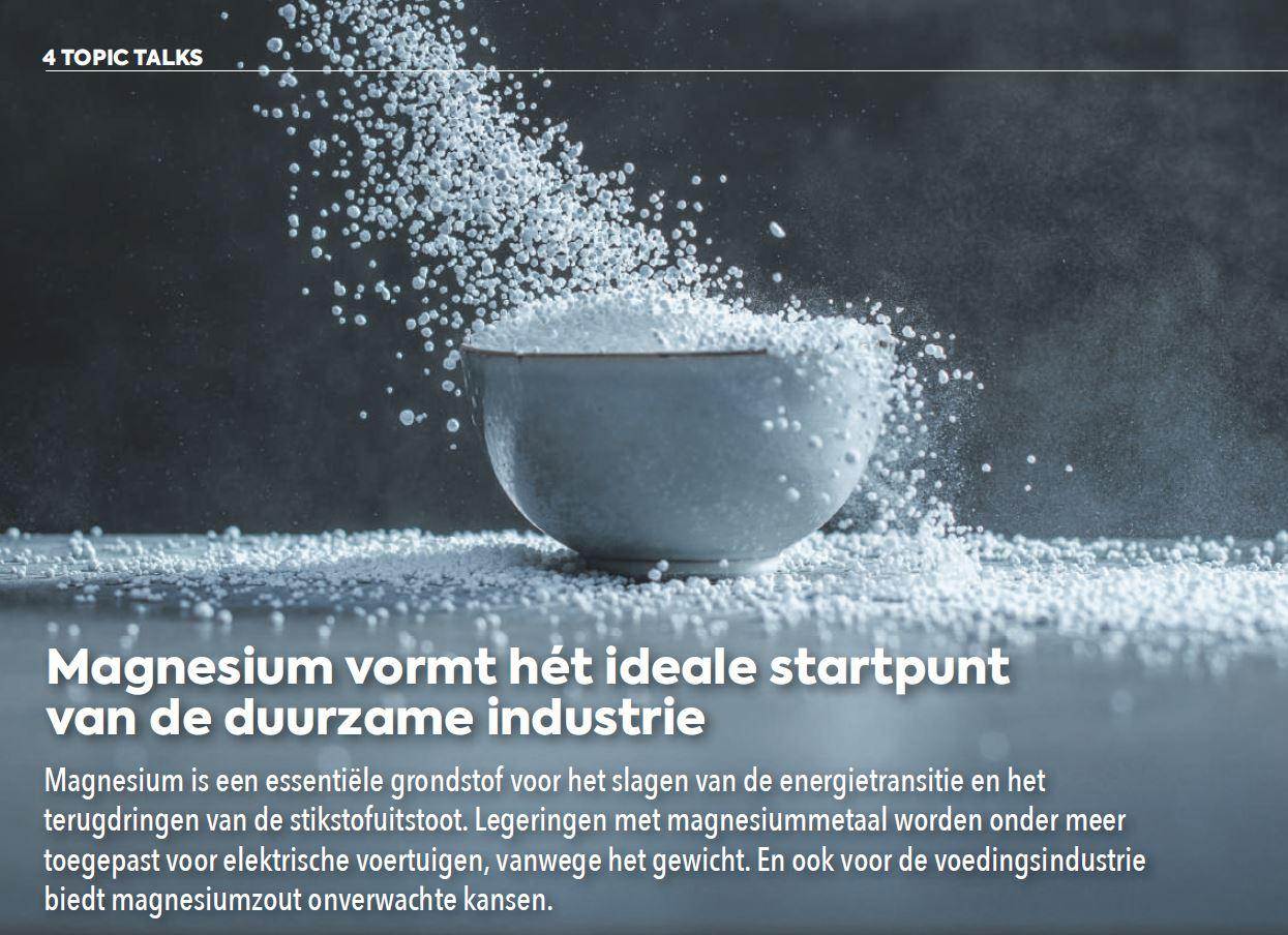 magnesium voor duurzame industrie